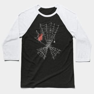 Spider web symbol - Keep the peace Baseball T-Shirt